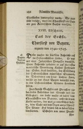 XVIII. Abschnitt.