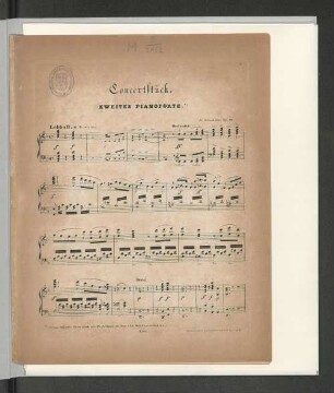 Concertstück. Zweites Pianoforte.