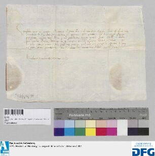 Barbara Markgräfin von Mantua beglaubigt bei der Stadt Nürnberg den Hertristanus de Laxoduro zur Empfangnahme von 750 fl. Leibgeding.