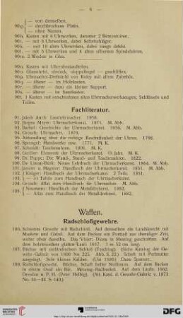 Waffen (Nr. 106-263)