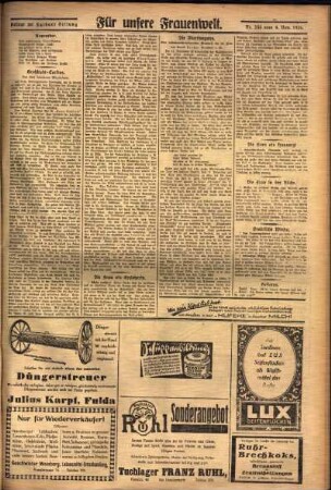 Zweite Ausgabe vom Donnerstag, den 04. November 1926.