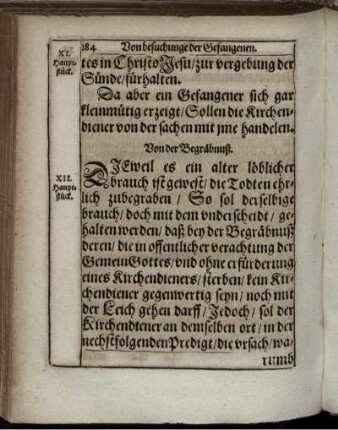 XII. Hauptstück. Von der Begräbnuß