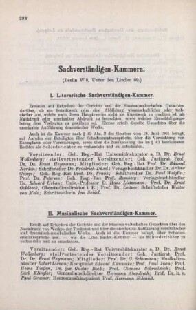 Sachverständigen-Kammern