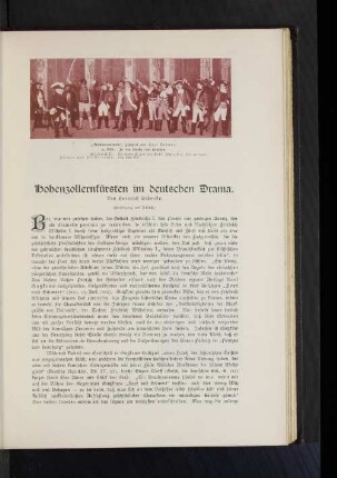 Hohenzollernfürsten im deutschen Drama