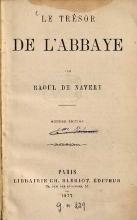 Le Trésor de l'abbaye