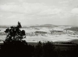 Oderwitz-Niederoderwitz. Ortsteilansicht vom Spitzberg. Blick nach Norost