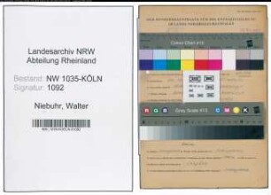 Entnazifizierung Walter Niebuhr , geb. 22.12.1904 (Bergingenieur)