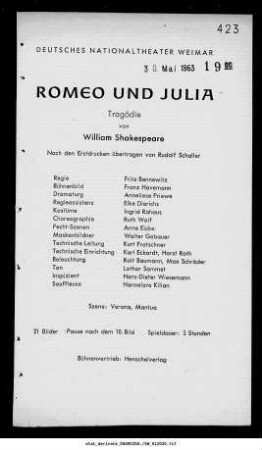 Romeo und Julia