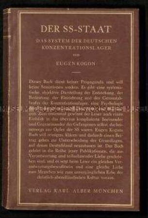 Darstellung des Systems der nationalsozialistischen Konzentrationslager