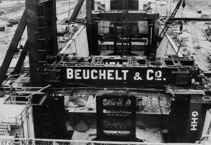 Baustelle Schiffshebewerk Rothensee/Mittellandkanal