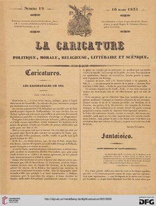 Numéro 19 (10 Mars 1831)