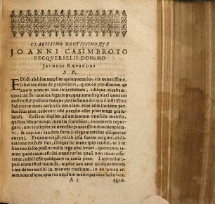 Jacobi Raevardi JCti De Praeiudiciis Libri Dvo