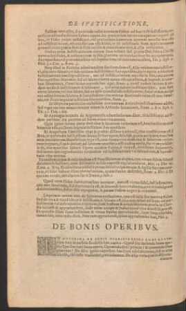 De Bonis Operibus.