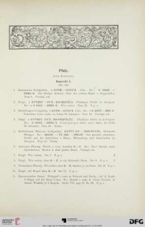 Pfalz (Nr. 1-265)