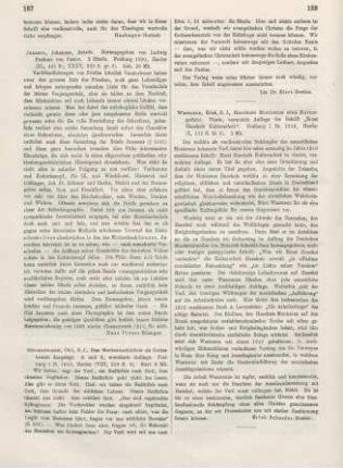 187 [Rezension] Janssen, Johannes, Johannes Janssens Briefe