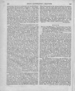 Vogel, K.: Versuch einer neuen Darstellung der practischen Heilmittellehre. Berlin: Dümmler 1830
