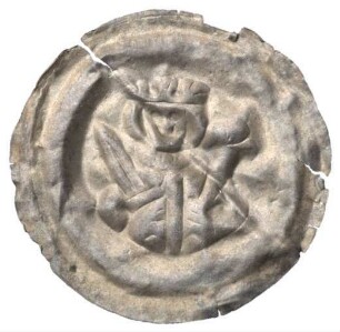 Fundmünze, Brakteat, 1253 - 1278