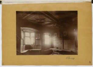Ansitz Lusenegg, Lajen: Innenansicht (aus: Skizzen- und Fotoalbum 13)