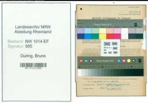 Entnazifizierung Bruno During , geb. 04.09.1922 (Musiker)