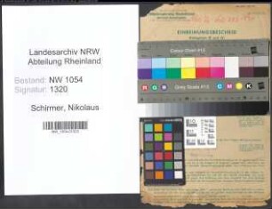 Entnazifizierung Nikolaus Schirmer , geb. 13.04.1908 (Zollsekretaer)
