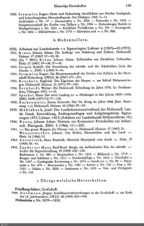 c. Übrige weltliche Herrschaften