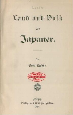 Land und Volk der Japaner