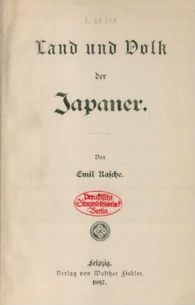 Land und Volk der Japaner