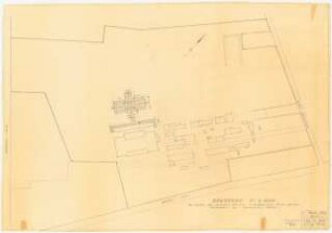 Tonfilmatelier der UFA (Universum Film AG), Potsdam-Babelsberg: Lageplan 1:1000