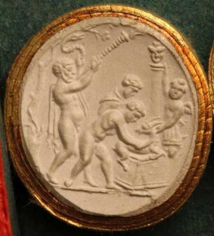 Ein Opfer des Bacchus (Dionysos) (Daktyliothek, Supplement)