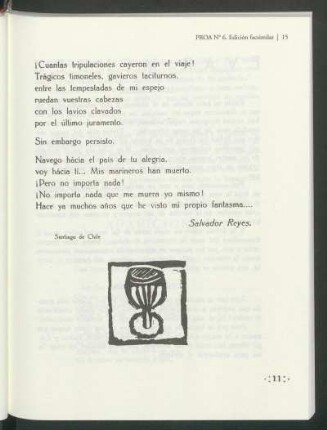 [Viñeta segunda de Norah Borges, motivo: vaso de vino]