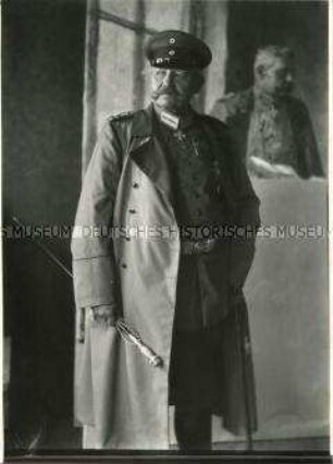 Paul von Hindenburg im Atelier