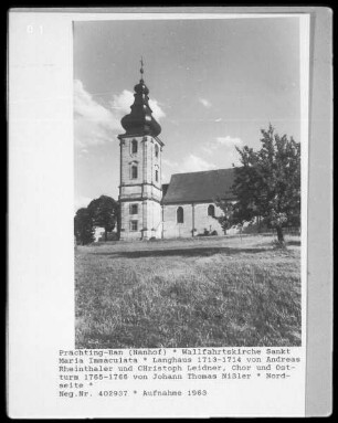 Wallfahrtskirche Sankt Maria Immaculata & Hankirche