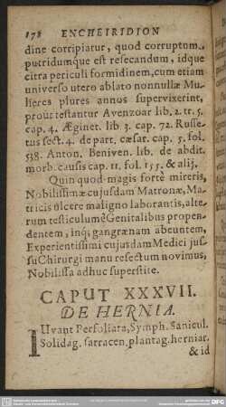 Caput XXXVII. De Hernia