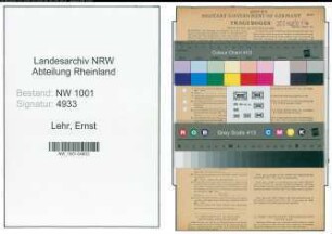 Entnazifizierung Ernst Lehr, geb. 07.10.1911 (Maurer)