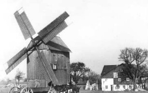 Obercunnersdorf. Heinrichsmühle, Bockmühle (1977 abgebrannt) und Gehöft, Ansichtskarte, Repro