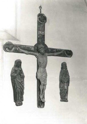 Vietlübbe. Dorfkirche, Triumphkreuzgruppe (um 1510)