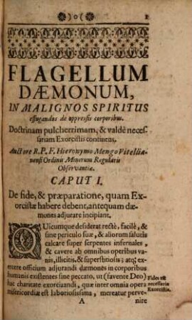 Flagellum Daemonum : seu exorcismi terribiles