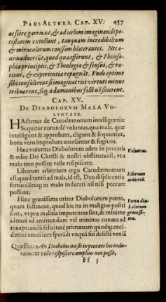 Cap. XV. De Diabolorum Mala Voluntate