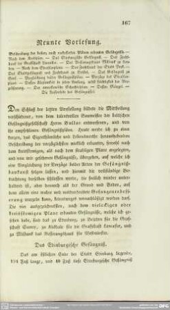 Neunte Vorlesung