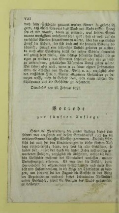 Vorrede zur fünften Auflage