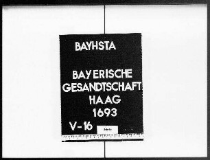 Bayerische Bedenken gegen die Entsendung einer Lokal-Kommission in die Grafschaft Bentheim