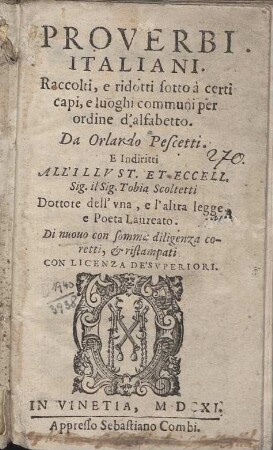 Proverbi Italiani