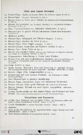 Porzellane und Fayencen (Nr. 212-362)
