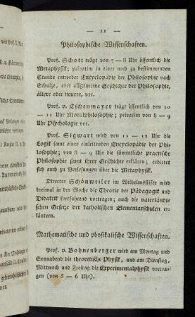 11-12, Mathematische und physikalische Wissenschaften