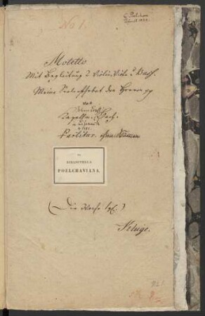 urspr. Titelblatt / Besitznachweis / Exlibris