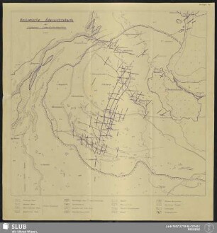 Geologische Übersichtskarte des Freiberger Lagerstättenbezirkes