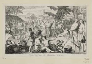 Orphée tué par les Baccantes