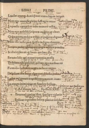 Ad librum suu[m]. Epistola .XXI.