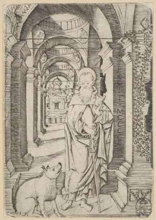 Der heilige Antonius Abbas