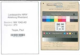 Entnazifizierung Paul Teupe , geb. 09.02.1915 (Angestellter)